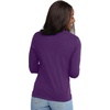image:imageHanes Womens Long Sleeve Cotton TShirt Lightweight Crewneck and VNeck Tee for Women Modern FitViolet Splendor