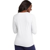 image:imageHanes Womens Long Sleeve Cotton TShirt Lightweight Crewneck and VNeck Tee for Women Modern FitWhite