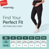 image:imageHanes Womens Maternity 78 Leggings Stretch amp Recover Pregnancy Leggings with Foldable Waistband 25 InseamCool Grey