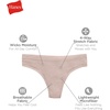 image:imageHanes Womens Microfiber Stretch Underwear Pack Comfort Flex Fit Brief Bikini or Thong Panties 6PackAssorted Thong