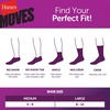 image:imageHanes Womens Moves Ankle Socks Performance Socks for Women XTemp Cushioned with Arch SupportCopper