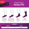 image:imageHanes Womens Moves Ankle Socks Performance Socks for Women XTemp Cushioned with Arch SupportWhite