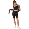 image:imageHanes Womens Moves Bike Shorts Soft amp Stretchy Workout Shorts with Interior Pocket MoistureWicking 3 Or 7 InseamBlack