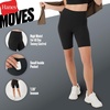 image:imageHanes Womens Moves Bike Shorts Soft amp Stretchy Workout Shorts with Interior Pocket MoistureWicking 3 Or 7 InseamBlue Dive