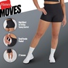 image:imageHanes Womens Moves Bike Shorts Soft amp Stretchy Workout Shorts with Interior Pocket MoistureWicking 3 Or 7 InseamImperial Indigo