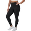 image:imageHanes Womens Moves Leak Protection 78 Leggings with Builtin Underwear MoistureWicking amp Odor Control 25 InseamBlack