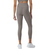 image:imageHanes Womens Moves Leak Protection 78 Leggings with Builtin Underwear MoistureWicking amp Odor Control 25 InseamCool Grey