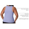 image:imageHanes Womens Moves Tank Top Stretch Tank for Women MoistureWicking Tank TopPeri Blue