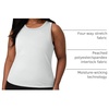 image:imageHanes Womens Moves Tank Top Stretch Tank for Women MoistureWicking Tank TopWhite