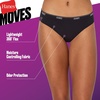 image:imageHanes Womens Moves Underwear 360 Flex Stretch Panties Smooth amp Seamless Hipsters Bikinis Or Thongs 6pack6pk Bikini Black X3AlmondRedPink