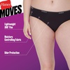 image:imageHanes Womens Moves Underwear 360 Flex Stretch Panties Smooth amp Seamless Hipsters Bikinis Or Thongs 6pack6pk Hipster Black X3AlmondRedPink