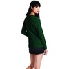 image:imageHanes Womens Originals Long Sleeve Cotton TShirt Lightweight Crewneck Tee Modern FitDeep Forest