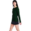 image:imageHanes Womens Originals Long Sleeve Cotton TShirt Lightweight Crewneck Tee Modern FitDeep Forest