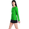 image:imageHanes Womens Originals Long Sleeve Cotton TShirt Lightweight Crewneck Tee Modern FitKelly Green