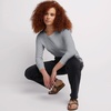 image:imageHanes Womens Originals Long Sleeve Cotton TShirt Lightweight Crewneck Tee Modern FitLight Steel