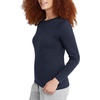 image:imageHanes Womens Originals Long Sleeve Cotton TShirt Lightweight Crewneck Tee Modern FitNavy