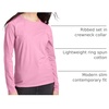 image:imageHanes Womens Originals Long Sleeve Cotton TShirt Lightweight Crewneck Tee Modern FitPink Swish