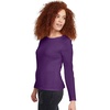 image:imageHanes Womens Originals Long Sleeve Cotton TShirt Lightweight Crewneck Tee Modern FitViolet Splendor