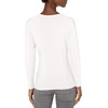 image:imageHanes Womens Originals Long Sleeve Cotton TShirt Lightweight Crewneck Tee Modern FitWhite