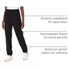 image:imageHanes Womens Originals Midweight Fleece Joggers Sweatpants with Pockets 30 PlusBlack