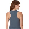 image:imageHanes Womens Originals Racerback Crop Tank 2Pack Comfywear Supersoft Rib Cropped Tank Top Loungewear PackStargazer GreyFaded Sage Green