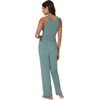 image:imageHanes Womens Originals SuperSoft Comfywear 2 Piece Crop Tank amp Lounge Pants Loungewear SetFaded Sage GreenFaded Sage Green
