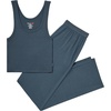 image:imageHanes Womens Originals SuperSoft Comfywear 2 Piece Crop Tank amp Lounge Pants Loungewear SetStargazer GreyStargazer Grey