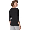 image:imageHanes Womens Raglan Sleeve Stretch Cotton Crewneck TeeBlack