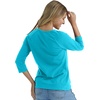 image:imageHanes Womens Raglan Sleeve Stretch Cotton Crewneck TeeFlying Turquoise