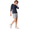 image:imageHanes Womens Raglan Sleeve Stretch Cotton Crewneck TeeNavy