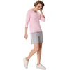 image:imageHanes Womens Raglan Sleeve Stretch Cotton Crewneck TeePaleo Pink