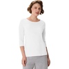 image:imageHanes Womens Raglan Sleeve Stretch Cotton Crewneck TeeWhite