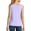 image:imageHanes Womens Shirts Womens MiniRibbed Cotton Tank Tops Womens Sleeveless TShirts Womens TanksLilac Wash