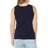 image:imageHanes Womens Shirts Womens MiniRibbed Cotton Tank Tops Womens Sleeveless TShirts Womens TanksNavy
