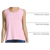 image:imageHanes Womens Shirts Womens MiniRibbed Cotton Tank Tops Womens Sleeveless TShirts Womens TanksPaleo Pink