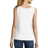 image:imageHanes Womens Shirts Womens MiniRibbed Cotton Tank Tops Womens Sleeveless TShirts Womens TanksWhite