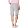 image:imageHanes Womens Shorts French Terry Bermuda Pocket Shorts Jersey Knit Fleece Shorts Womens Bermuda Shorts 11Light Steel