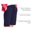 image:imageHanes Womens Shorts French Terry Bermuda Pocket Shorts Jersey Knit Fleece Shorts Womens Bermuda Shorts 11Navy