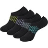 image:imageHanes Womens Socks 4pack Absolute Active Cushioned Moisturewicking Best Womens Socks Crew Ankle and No ShowBlack