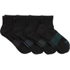 image:imageHanes Womens Socks 4pack Absolute Active Cushioned Moisturewicking Best Womens Socks Crew Ankle and No ShowBlack