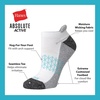image:imageHanes Womens Socks 4pack Absolute Active Cushioned Moisturewicking Best Womens Socks Crew Ankle and No ShowGray