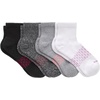 image:imageHanes Womens Socks 4pack Absolute Active Cushioned Moisturewicking Best Womens Socks Crew Ankle and No ShowGray