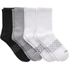image:imageHanes Womens Socks 4pack Absolute Active Cushioned Moisturewicking Best Womens Socks Crew Ankle and No ShowGray