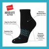 image:imageHanes Womens Socks 4pack Absolute Active Cushioned Moisturewicking Best Womens Socks Crew Ankle and No ShowGray