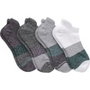 image:imageHanes Womens Socks 4pack Absolute Active Cushioned Moisturewicking Best Womens Socks Crew Ankle and No ShowPinkTurquoise