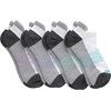image:imageHanes Womens Socks 4pack Absolute Active Cushioned Moisturewicking Best Womens Socks Crew Ankle and No ShowWhite