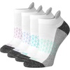 image:imageHanes Womens Socks 4pack Absolute Active Cushioned Moisturewicking Best Womens Socks Crew Ankle and No ShowWhite