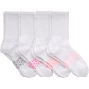 image:imageHanes Womens Socks 4pack Absolute Active Cushioned Moisturewicking Best Womens Socks Crew Ankle and No ShowWhite