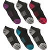 image:imageHanes Womens Socks Lightweight Breathable Socks No Show and Super No Show 6PackBlackGrey