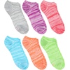 image:imageHanes Womens Socks Lightweight Breathable Socks No Show and Super No Show 6PackPink Grey